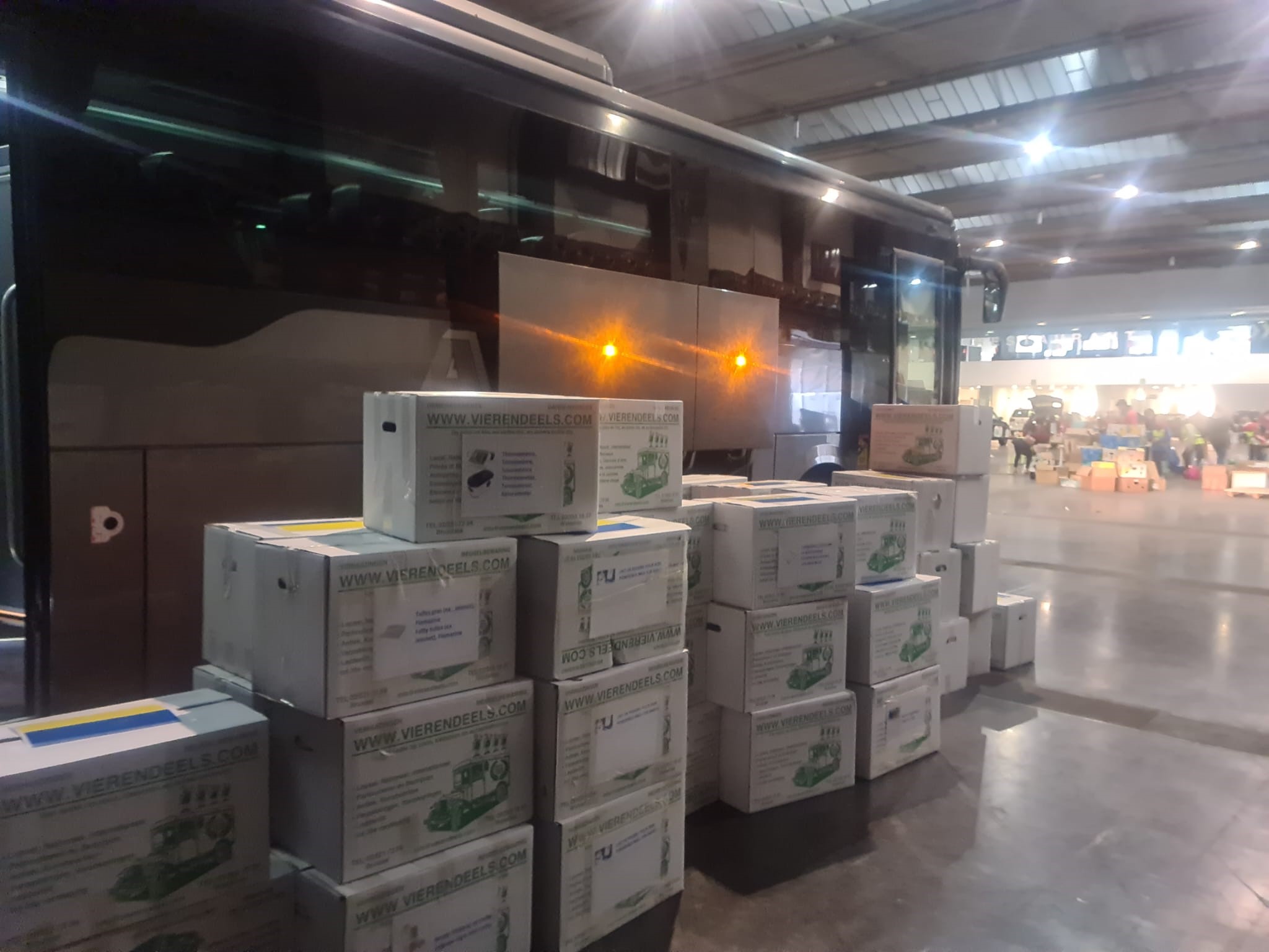 Ukraine boxes at Heysel